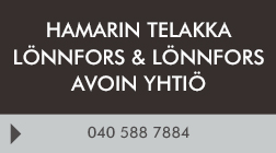 Hamarin telakka Lönnfors & Lönnfors avoin yhtiö logo